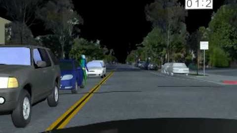 3D Forensic Reconstruction Animation Jaywalker Hit by Car Driver