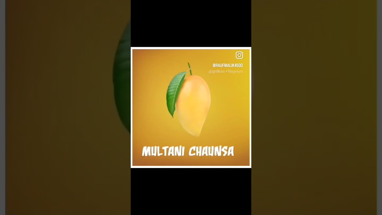 mango types . Pakistani chaunsa mango