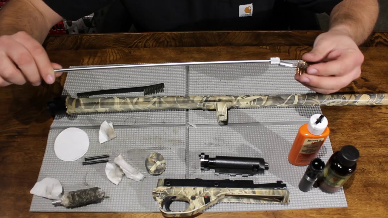 How to Clean Pump Action Shotgun - YouTube