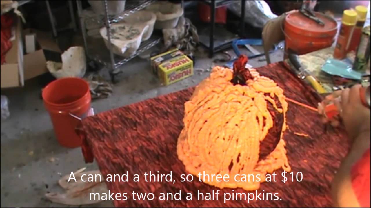 making a pumpkin
