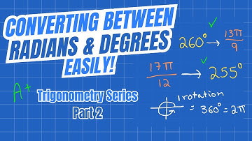 Easily Convert Between Radians and Degrees! Your Math & Science Tutor Trigonometry Series Part 2