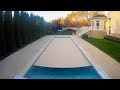 Установка ролеты для бассейна | Installation of pool roller shutter