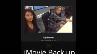iMovie Back up to Google Drive