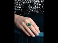 The "Desired Jewel" Australian Boulder Opal Anniversary designed by Renata Bernard. #opalrings