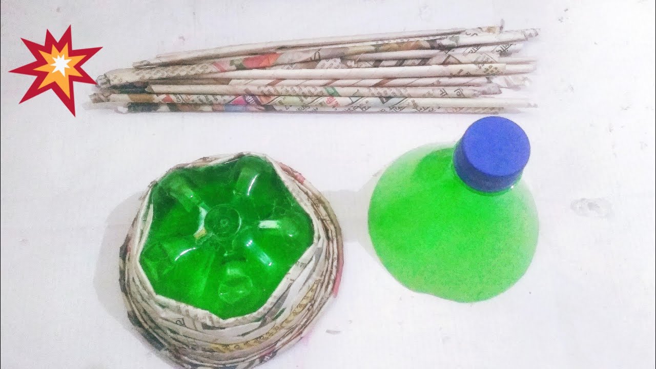 diy Newspaper craft || Newspaper Basket || Newspaper art 