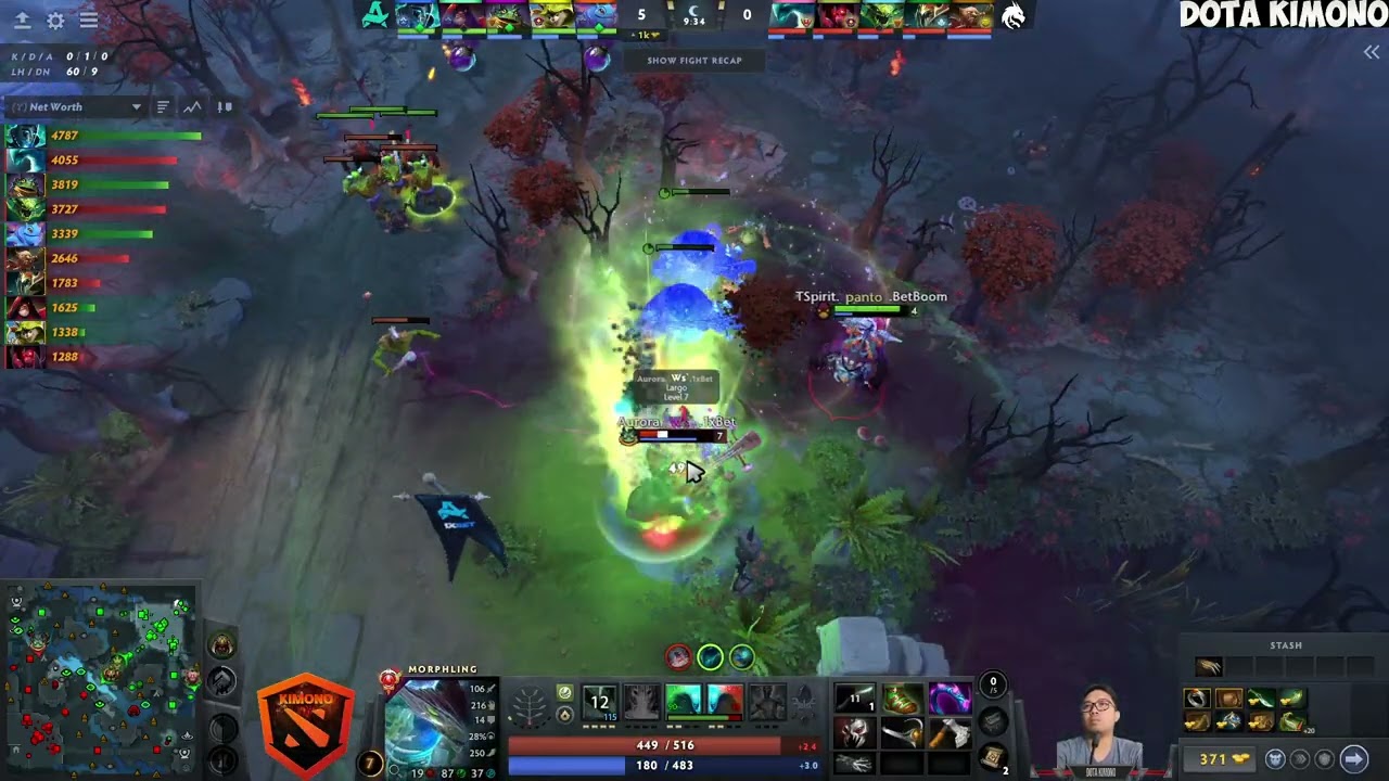 🔥 7.40C - YATORO MORPHLING : TEAM SPIRIT VS AURORA GAMING FISSURE UNV EPS 8  KDA 12 1 5 🔥 