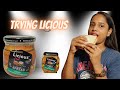 Trying licious chicken spread for the first time