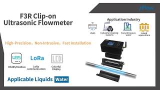 F3R Clip-on Ultrasonic Flowmeter with Lora  communication