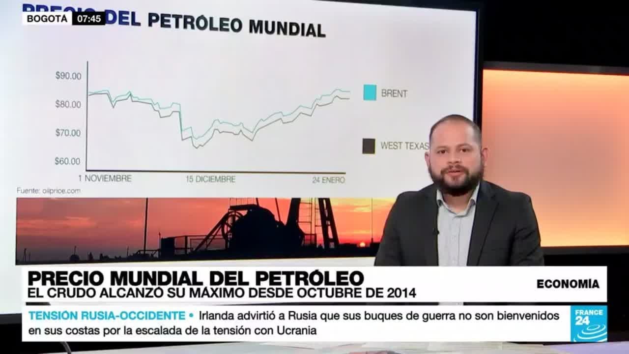 Precio del petróleo a máximos por conflicto en Europa del Este y Medio ...