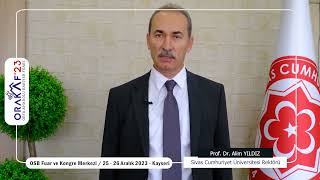Ü Rektörü Prof. Dr. Alim Yıldız, Orakaf 23E Tüm Öğrencilerimizi Davet Ediyor.
