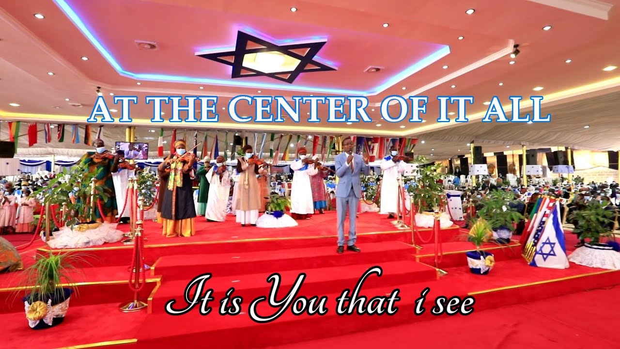 AT THE CENTER OF IT ALL IT'S  JESUS  CHRIST THAT I SEE