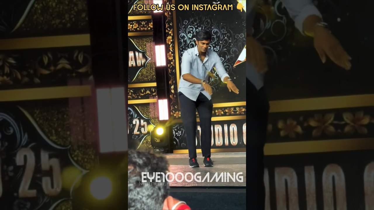 Pavish Narayan  performance in studio one golden icon award2025 