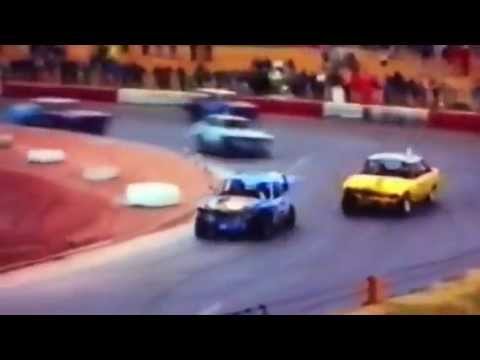 Banger racing Arena Essex 1990s - YouTube
