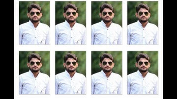 Photoshop Action  8pp passport size photo (Easy Trick photoshop)