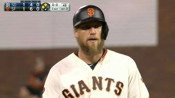 SD@SF: Pence drives in Tomlinson with a double