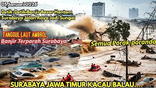 Download Lagu 5/1/2026 SURABAYA LUMPUH TOTAL:  BANJIR TERPARAH KOTA SURABAYA 2026 HARI INI \u0026 BADAI SURABAYA 2026 MP3