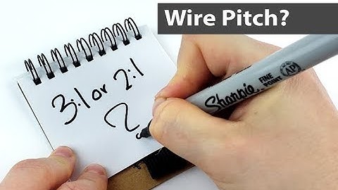 What is a Wire Binding Pitch and Which One Do I Need?