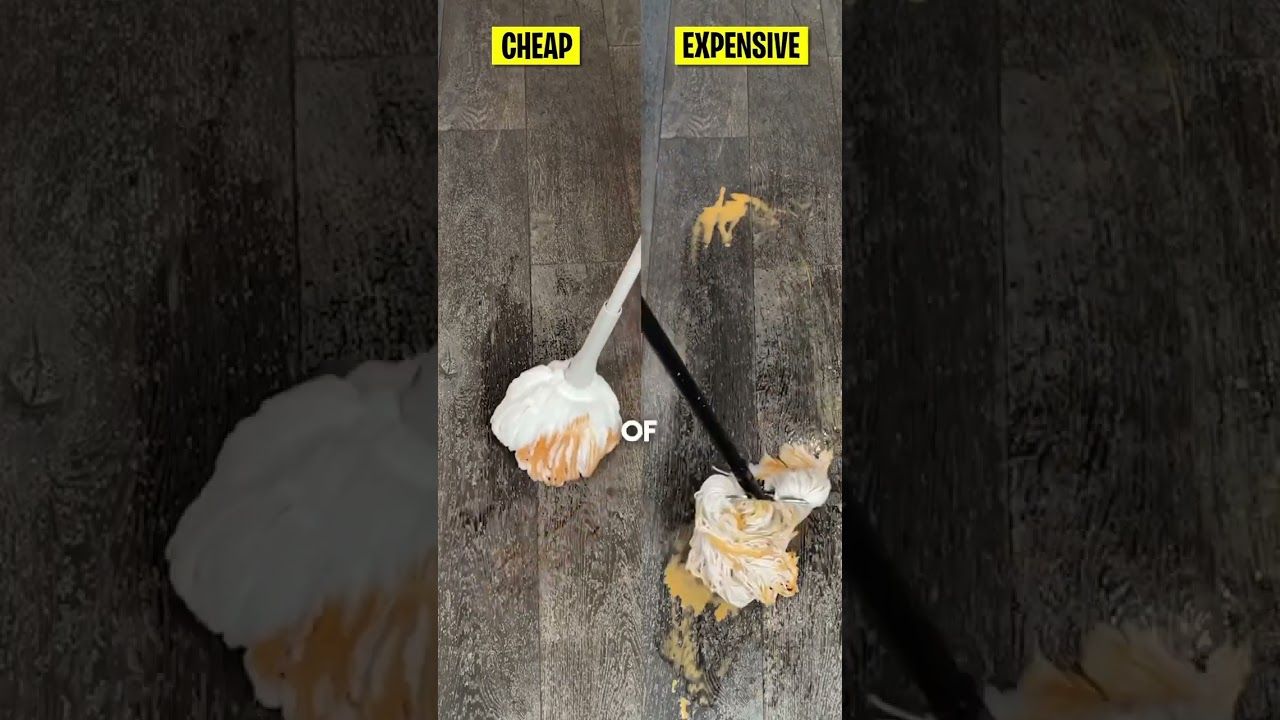 Testing Cheap vs. Expensive Mops!