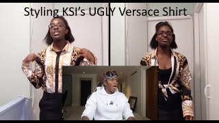 Styling KSI's UGLY Versace Shirt - YouTube