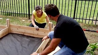 Watch this DIY Network video on how to build a raised garden for winter herbs and vegetables by using a kit. For more holiday tips: 