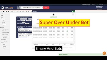 Super Over Under Bot (binary.com)