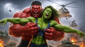 RED HULK vs SHE-HULK EPIC BATTLE! However, THOR