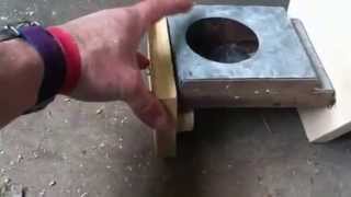 Bee feeder inside topbar using Warre style box feeder