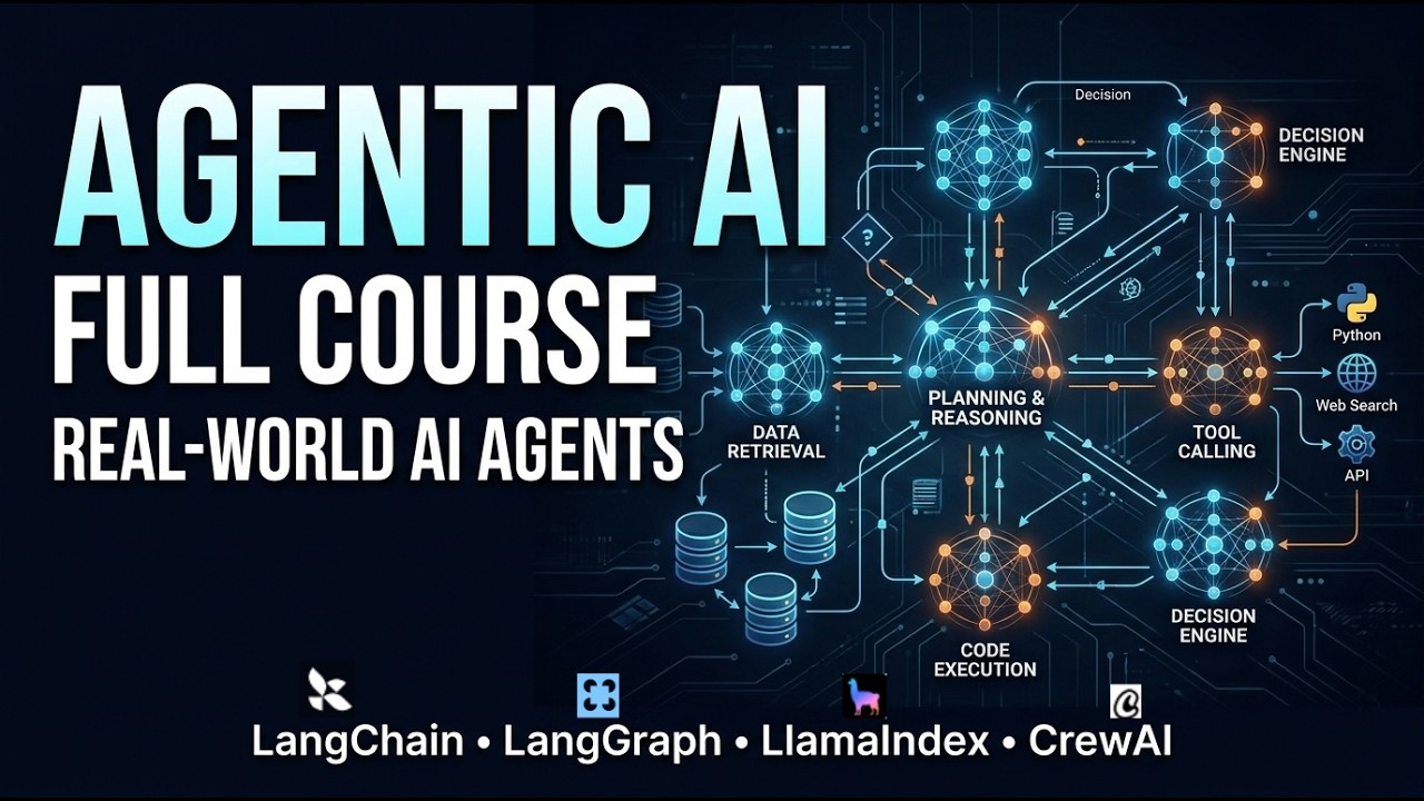 Video thumbnail for Agentic AI Full Course
