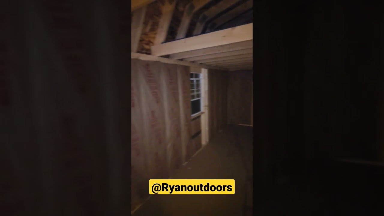 insulating the giant shed house