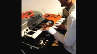 HOW I PLAY: BREAK ON THROUGH (the Doors) Vox Continental & Fender Rhodes Piano Bass Thomas Vogt