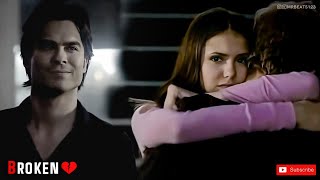 BROKEN 🙂💔 | Elena Hugs Stefan In Front Of Damon | MRBEATS123 | Broken Angel