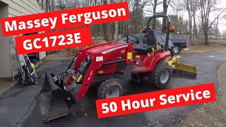 Massey Ferguson GC1723E - 50 Hour Service / Maintenance Amateur Homesteading