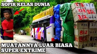 PECAH REKOR !!! BUS LINTAS MAKASSAR KENDARI MUATAN SUPER PANJANG