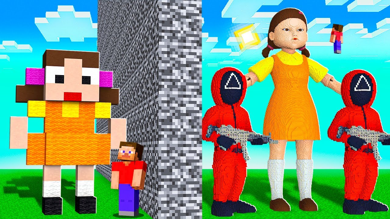 I Cheated with SQUID GAME in Minecraft Build Battle