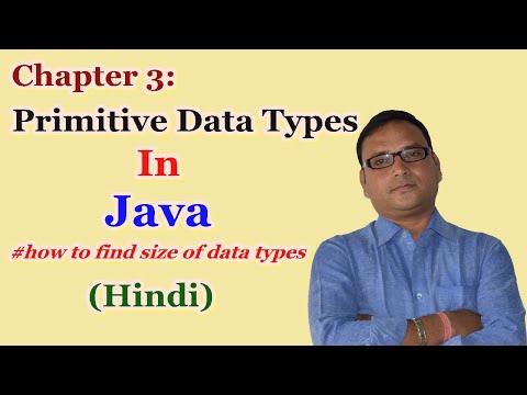 Chapter 3: Primitive Data Types In Java (Hindi)