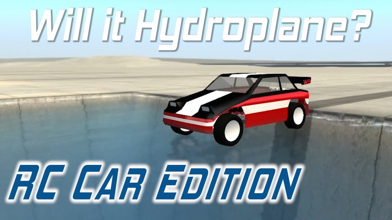 BeamNG.drive - Will it Hydroplane? - RC Car Edition