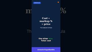 Cost-Plus Pricing for Healthcare in 60 Seconds #Shorts