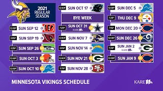 Vikings will open season on the road against Cincinnati