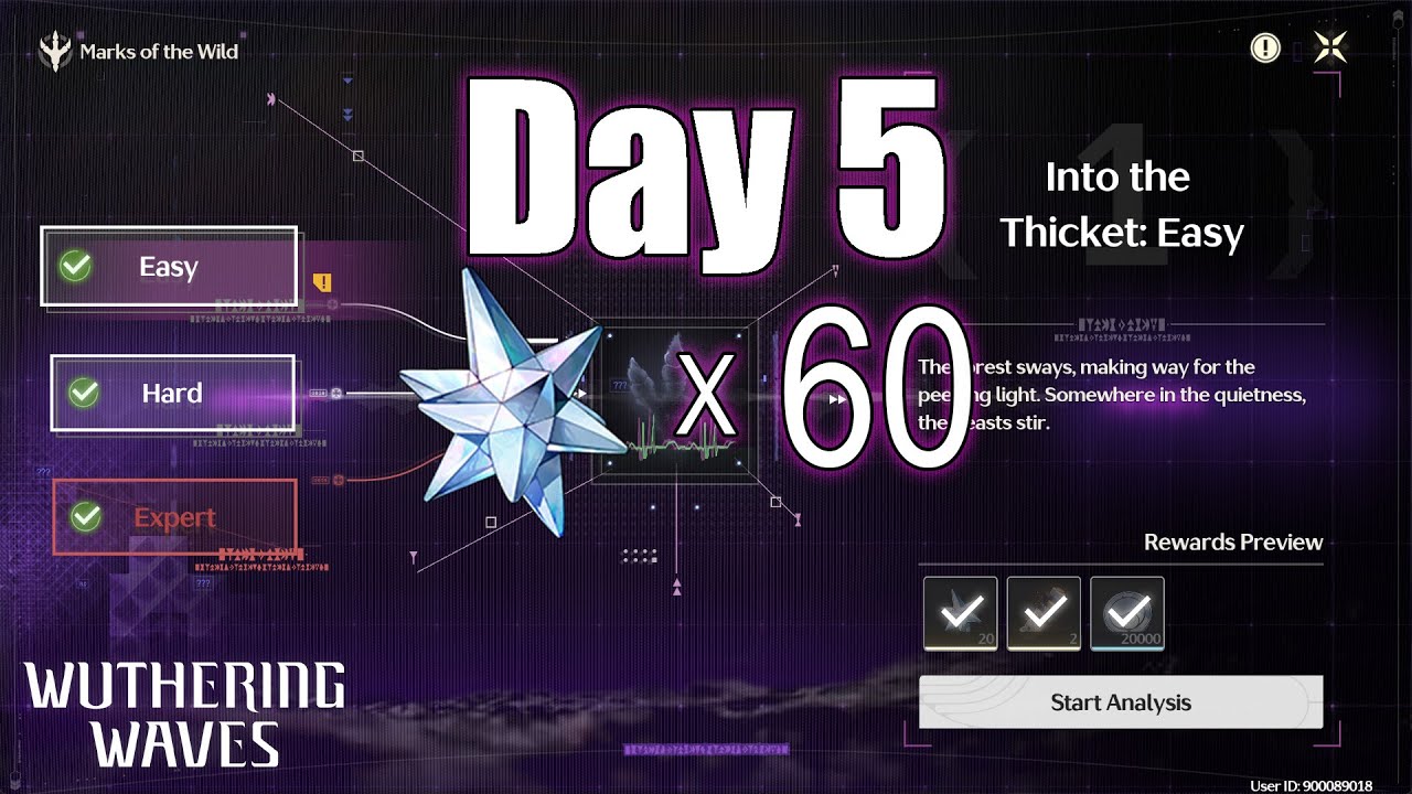 [WutheringWaves] Event Marks Of The Wild - Day 5: The Runaway