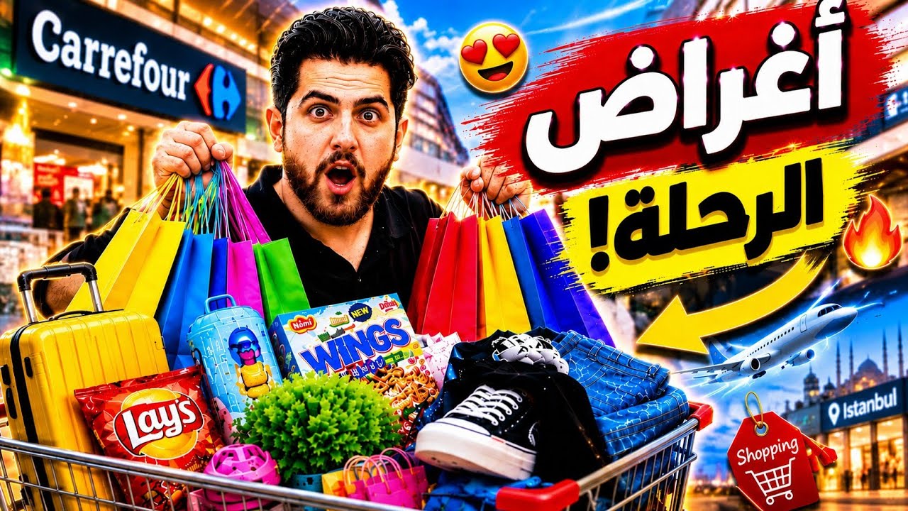 اشترينا كل أغراض الرحلة من المول 😱🛍️ | شوفوا شو لقينا!#اكسبلور #عالم صفا