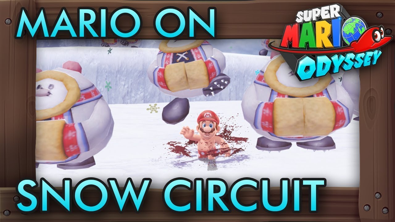 What Happens When Mario Visits Snow Circuit Alone in Super Mario Odyssey?