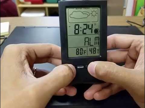 How to set the time on the Save Your Floor Hygrometer.3GP - YouTube