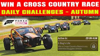 WIN A CROSS COUNTRY RACE Forza Horizon 6 | A BUG'S LIFE Daily Challenge | AUTUMN Season