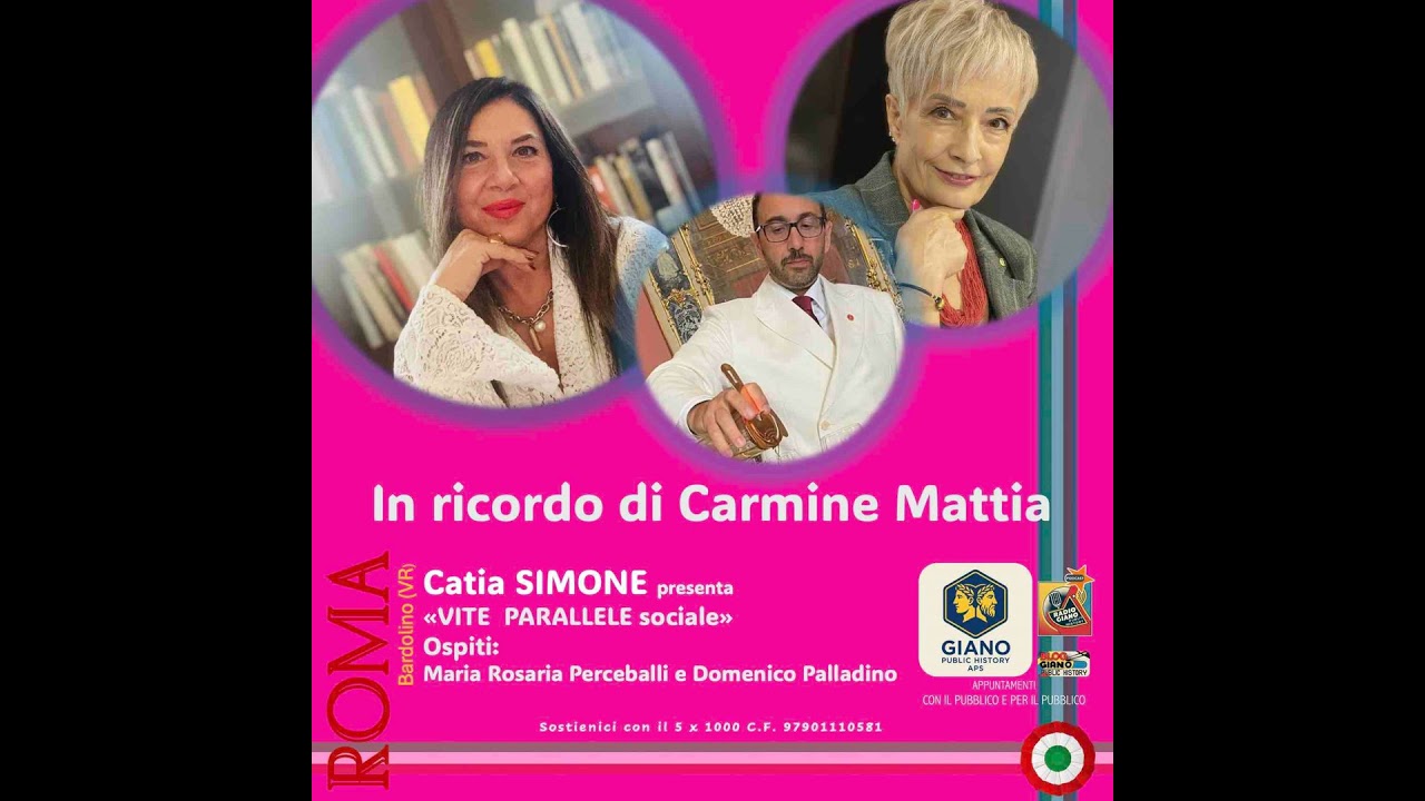 In ricordo di Carmine Mattia PERCEBALLI. Catia SIMONE con Maria Rosaria Perceballi e Domenico Pal…