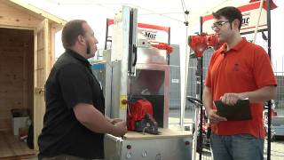 Pneumatic chainsaw starter by Officina Meccanica CGF