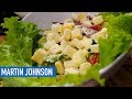 Eating Salad at Fit District in Lippo Mall, Yogyakarta | Indonesian Food