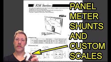 Analog Panel Meter Shunt Calculation and Custom Scale Design