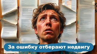 картинка: За ошибку отберут недвигу
