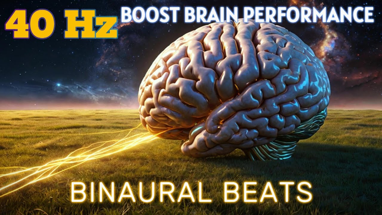 Improve Focus Naturally | 40Hz Brain Stimulation for Study & Work