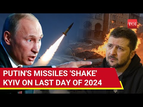 Putin's 'New Year Surprise' For Kyiv: Russian Ballistic Missiles & Drones Rock Ukraine | Watch